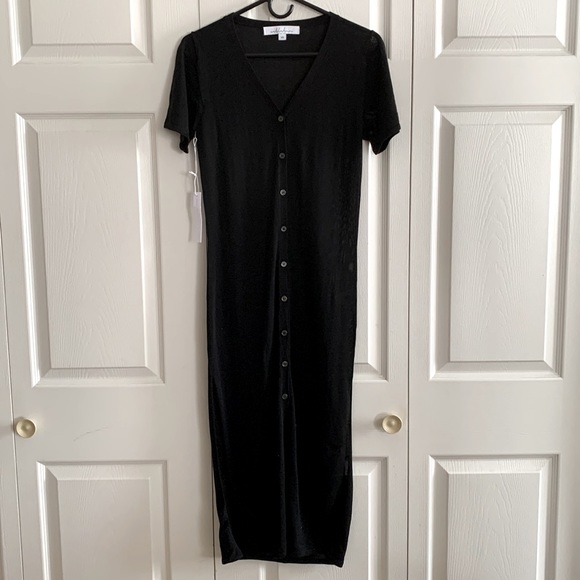 REVOLVE Callahan Button Up Maxi in Black Size XS - Picture 3 of 6